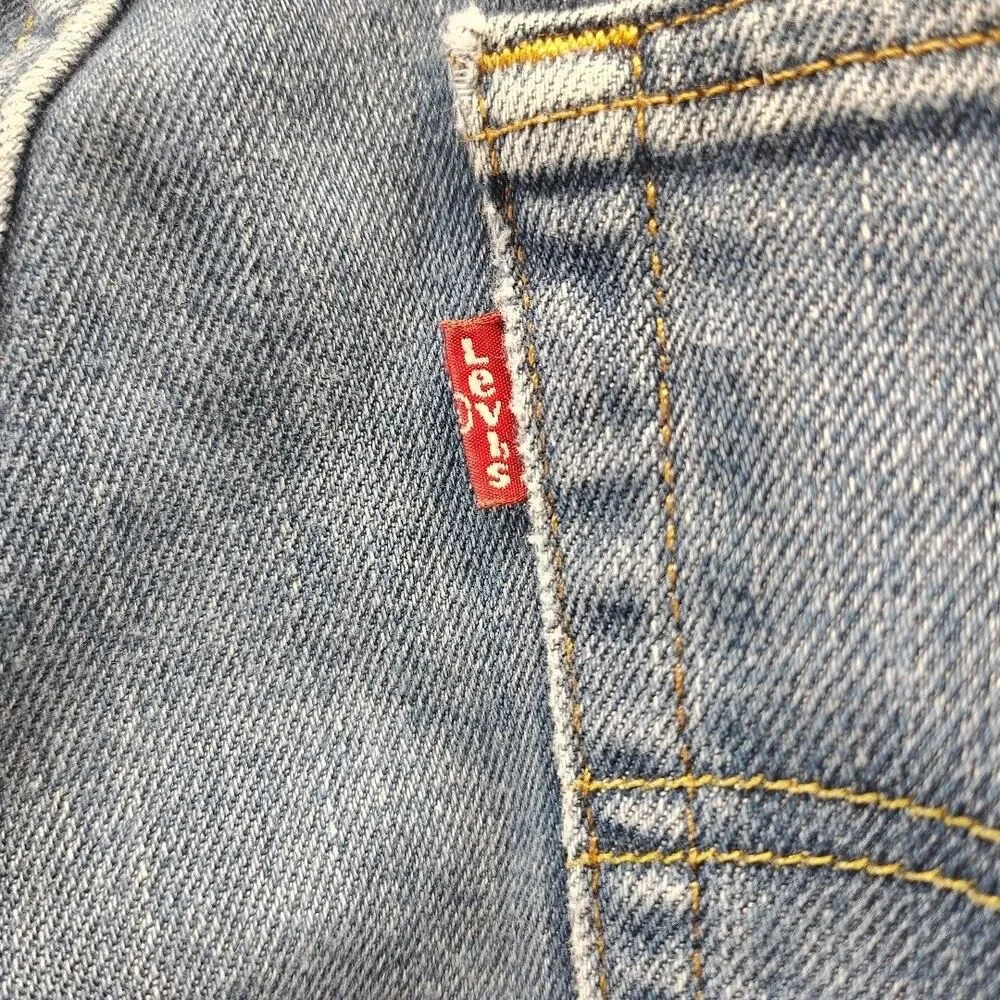 Levis 541 Men 32x30 Jeans Straight Leg Relaxed Fit Stretch Stone Wash Distressed